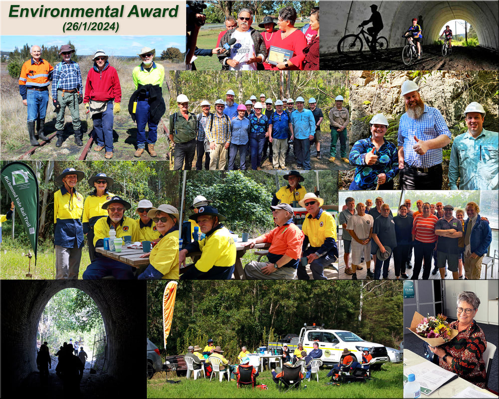 Image 4:  A small cross-section of photos (from the past few years) of our Members, NPWS-RVRT Landcare Volunteers, and Supporters (including local MPs and Councillors, and NSW NPWS Officers).