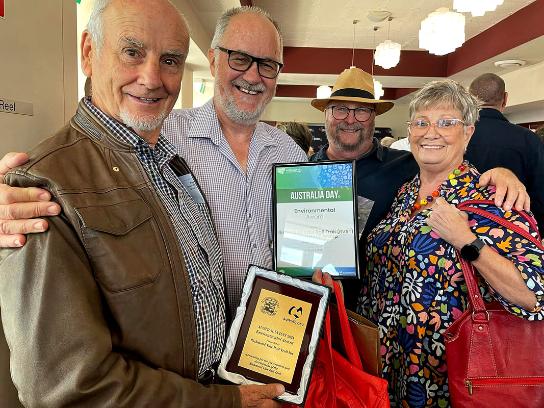 Image 5: Tim Roberts, Terry Lewin, Sam Reich and Leigh Gibbens - at the Performance Arts and Culture Centre (PACC), Cessnock (26/1/2024).