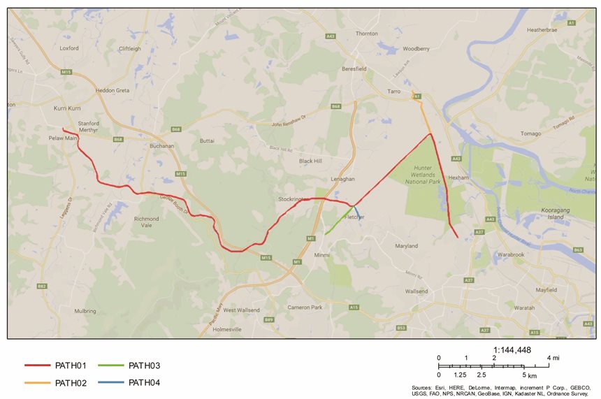 Richmond Vale Rail Trail Map